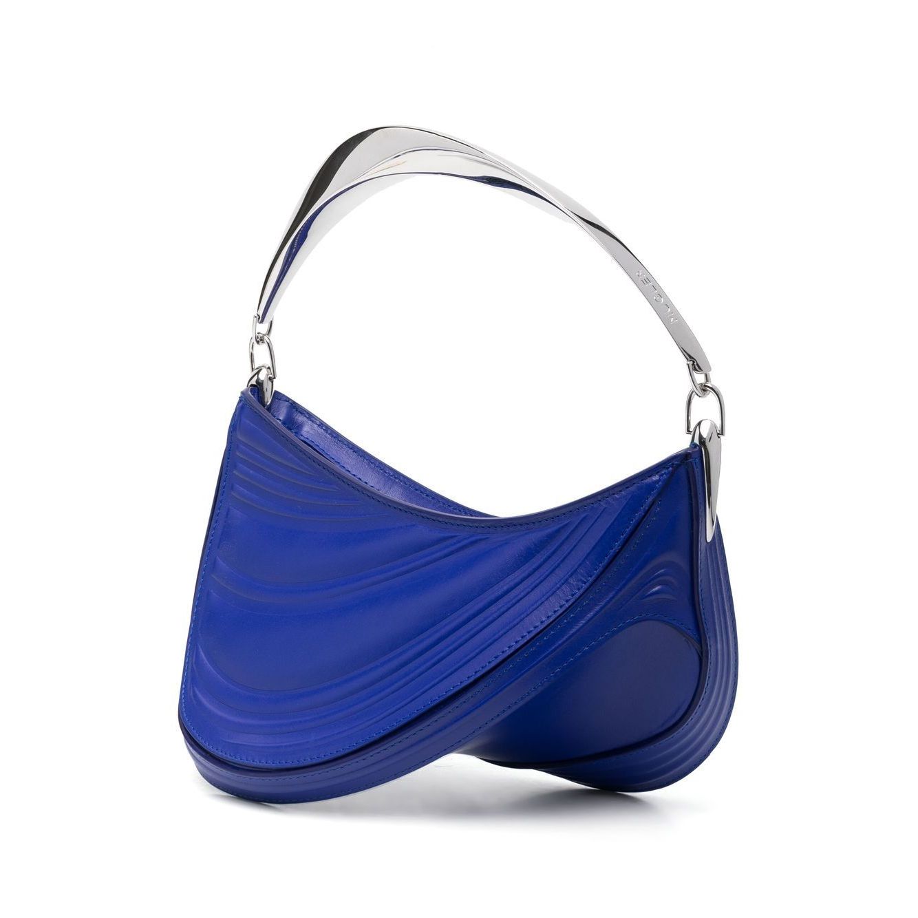 Front view with bag zipped and handles upright.