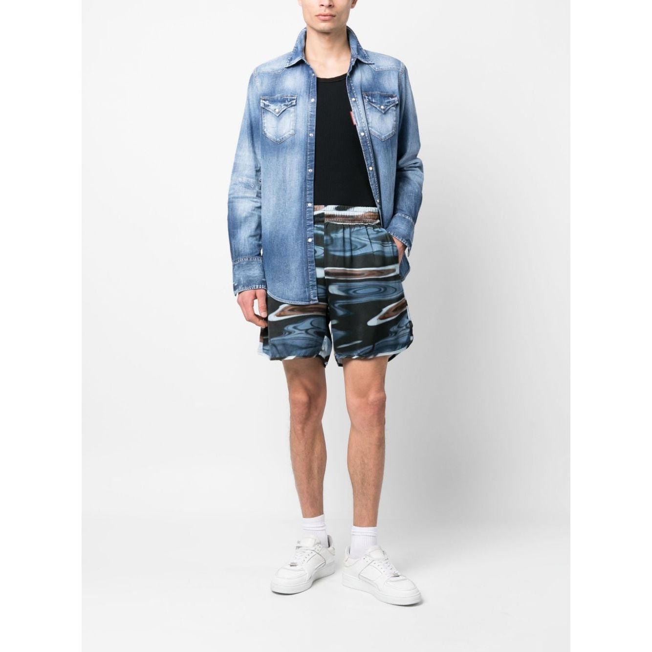 BLUE SKY INN Shorts Clear Blue Short trousers