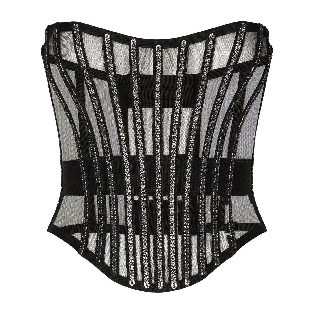 Dolce & Gabbana Tulle corset belt with boning
