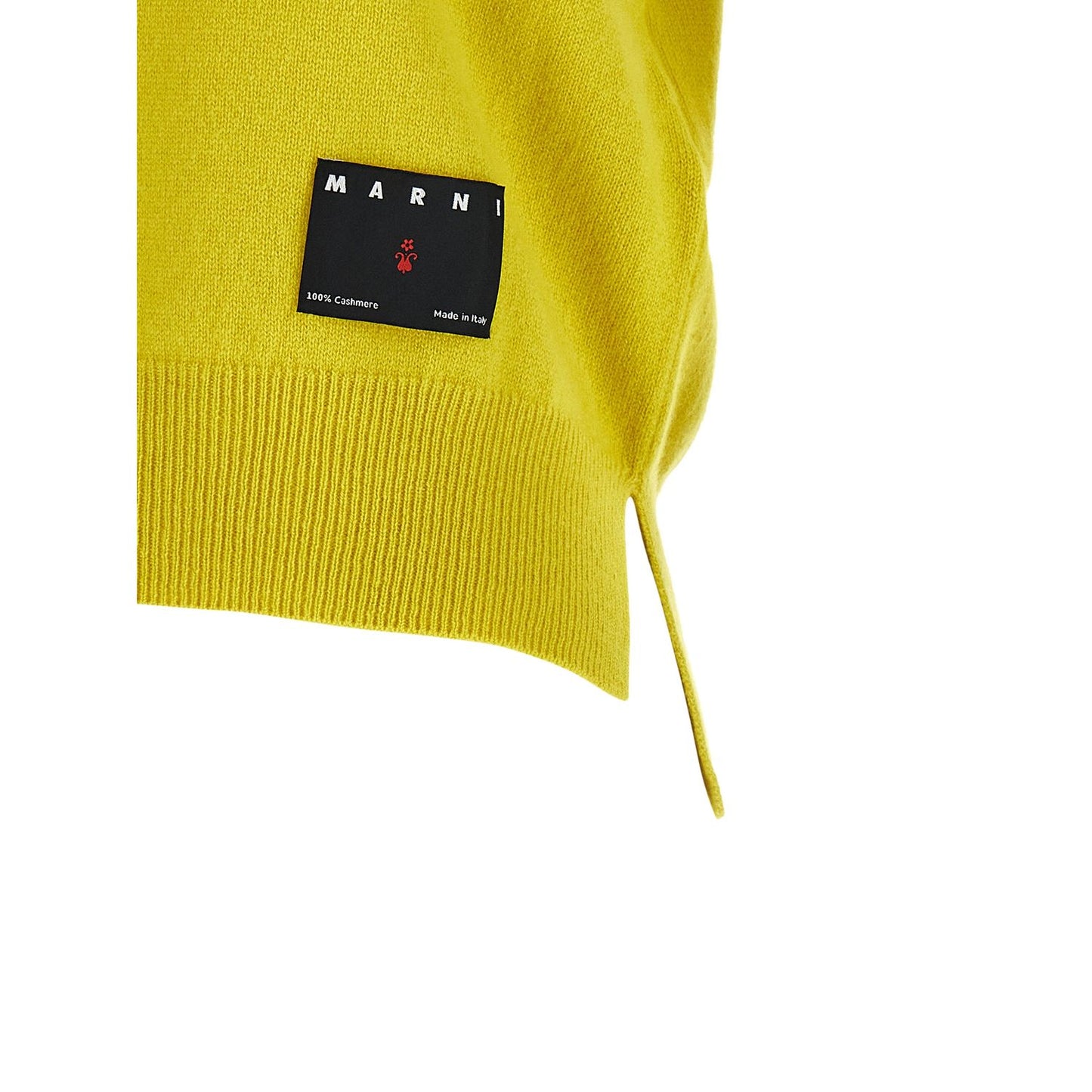 Marni Bicolor Cashmere Polo Shirt