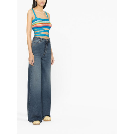 Alanui Top Blue Topwear