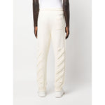 Off White Diag-stripe knitted track pants Trousers