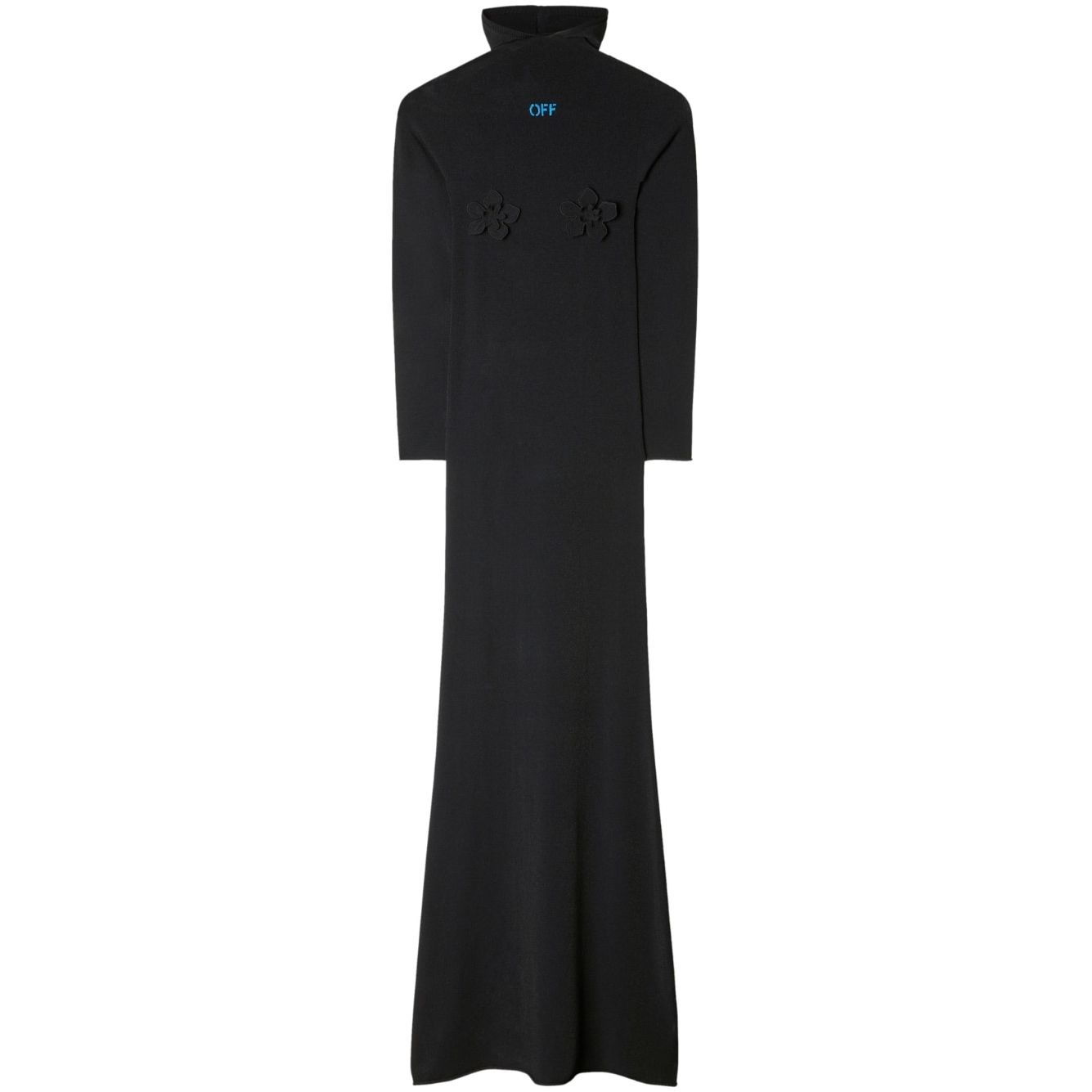 Off White High-neck long dress