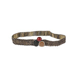 Exquisite J Raffia belt