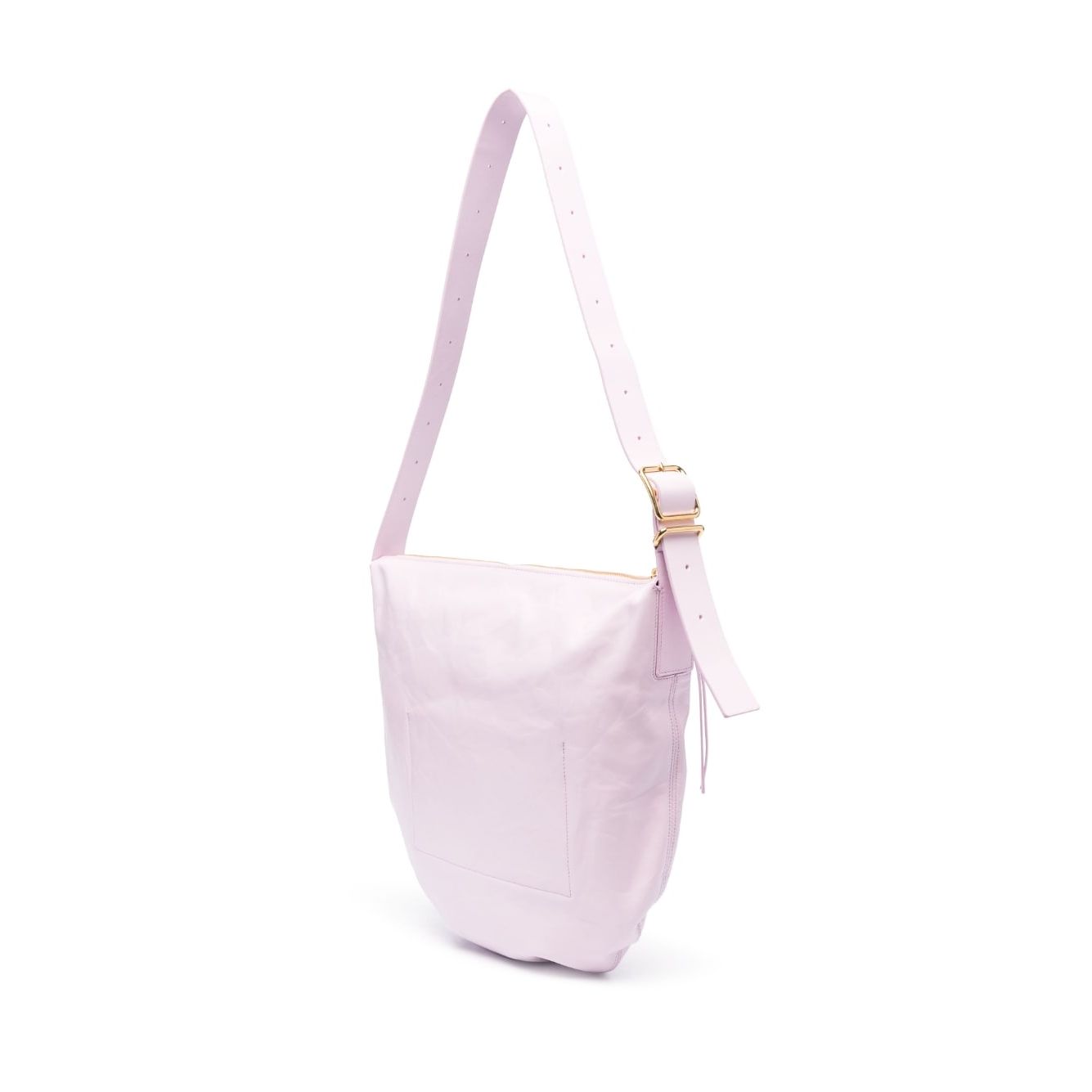 Jil Sander medium crinkled leather shoulder bag