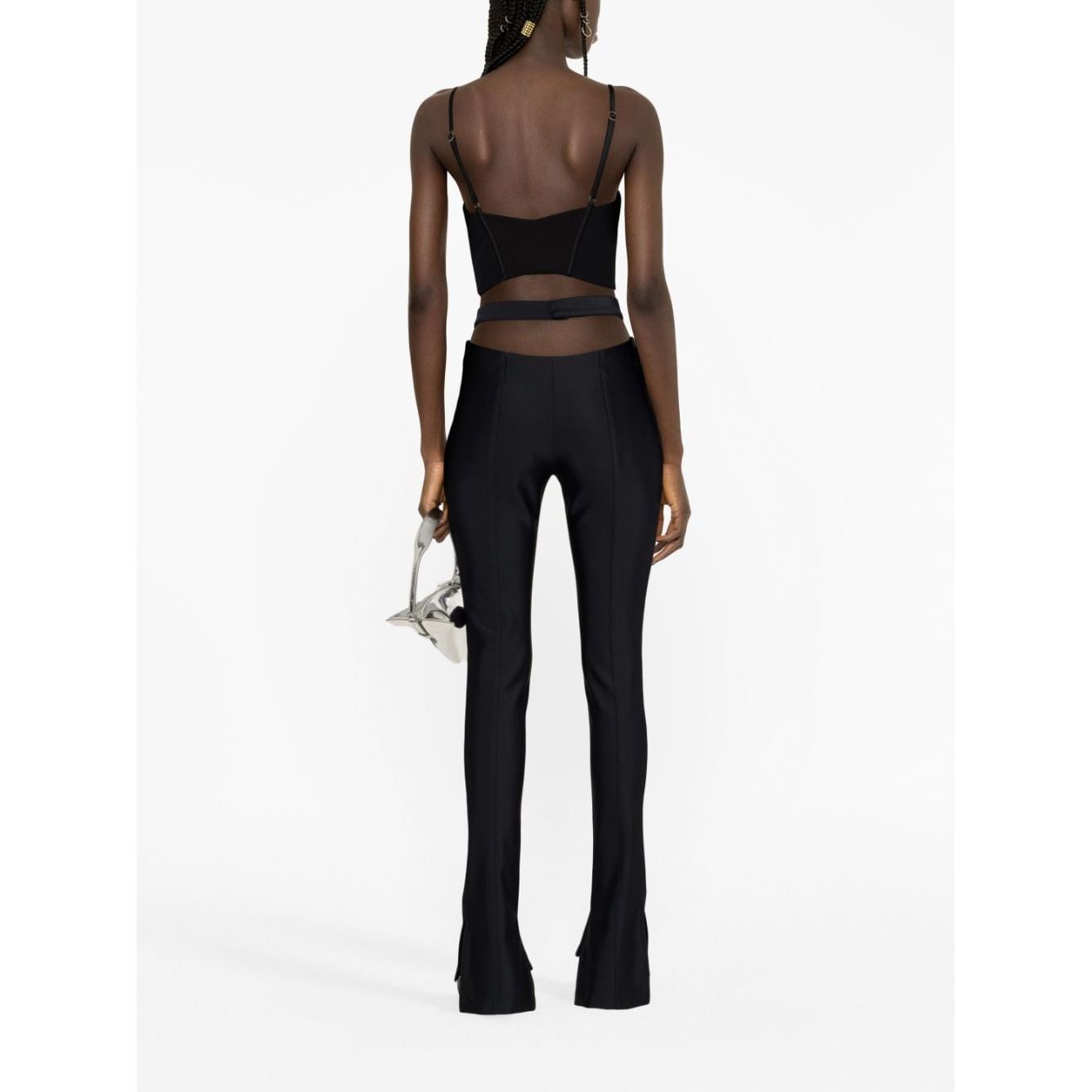 MUGLER Trousers Black