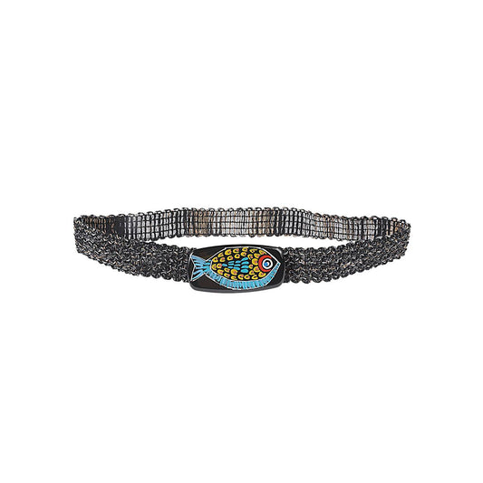 Exquisite J Raffia belt Belts