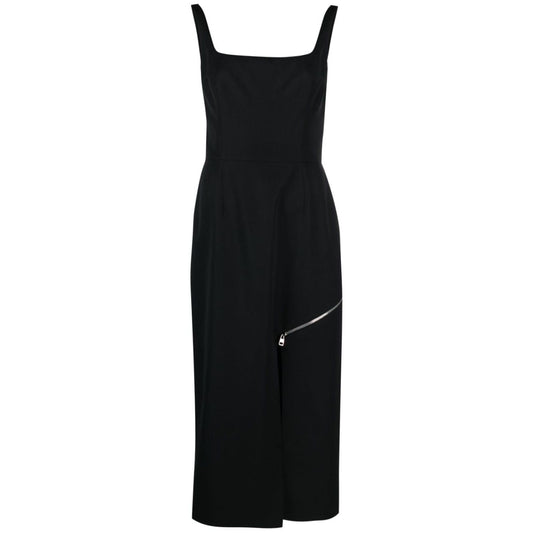 Alexander McQueen zip-embellished Midi Dress Dresses
