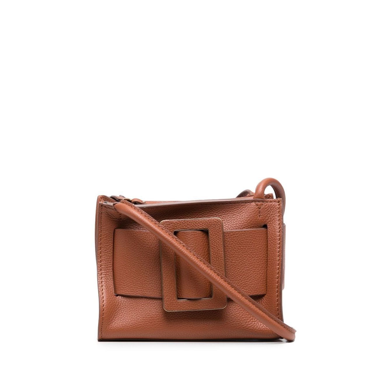 Front view with bag zipped and handles upright.