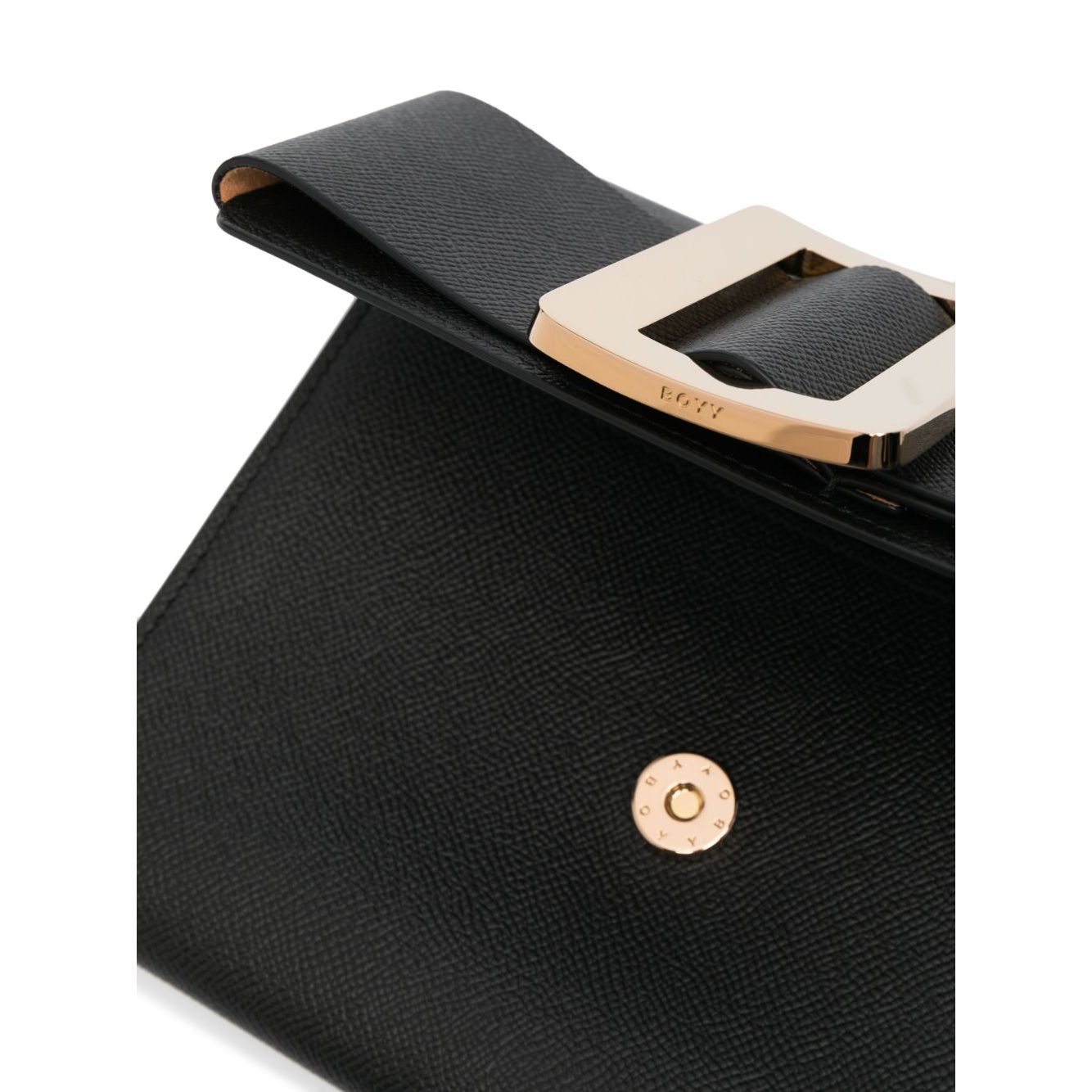 Front view with bag zipped and handles upright.