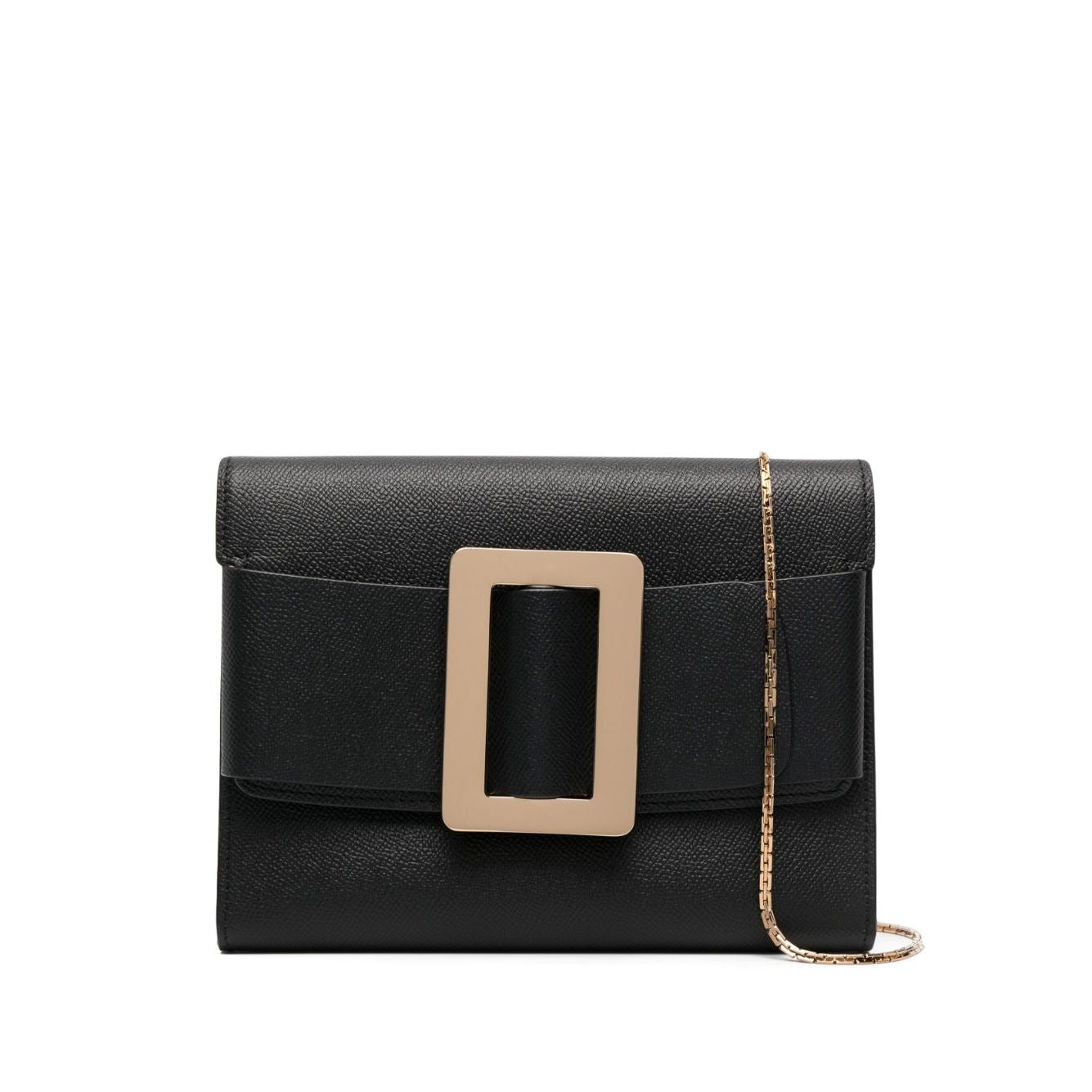 Front view with bag zipped and handles upright.