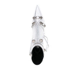 Balenciaga Cagole leather ankle boots