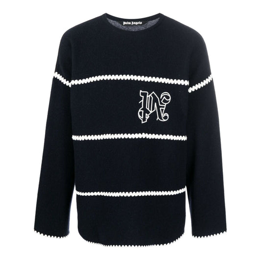 Palm Angels Sweaters Blue