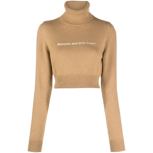 Palm Angels Sweaters Camel