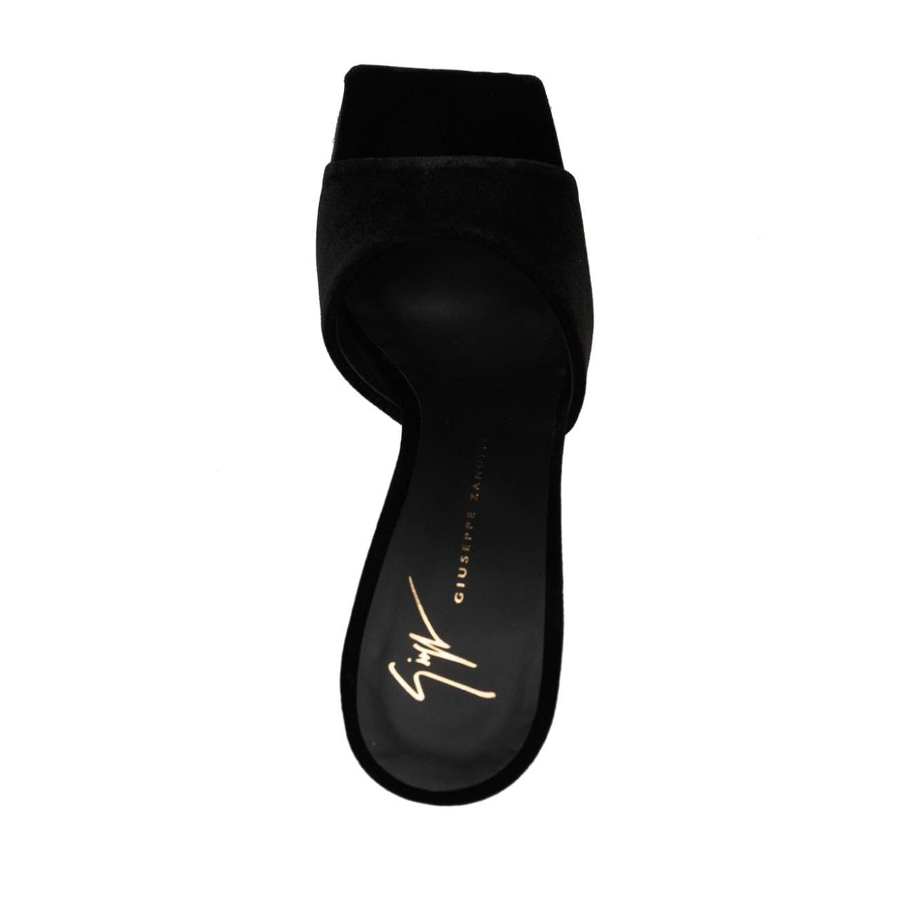 Giuseppe Zanotti Solhene 90mm velvet-effect sandals