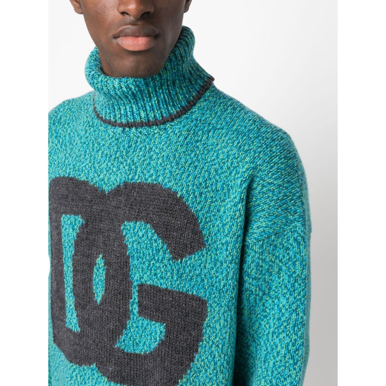 Dolce & Gabbana intarsia-knit logo jumper