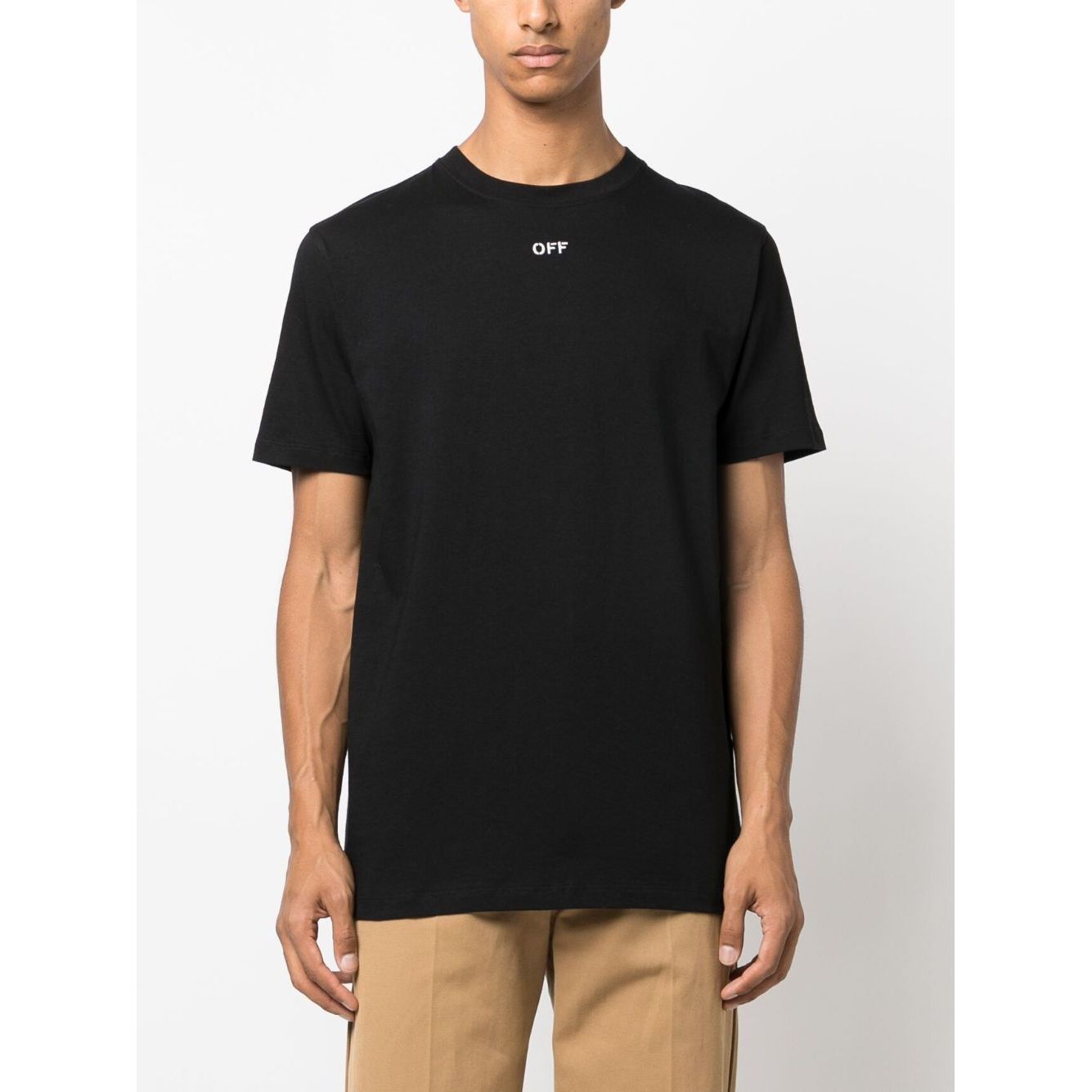 Off White Logo cotton t-shirt