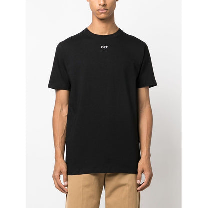 Off White Logo cotton t-shirt