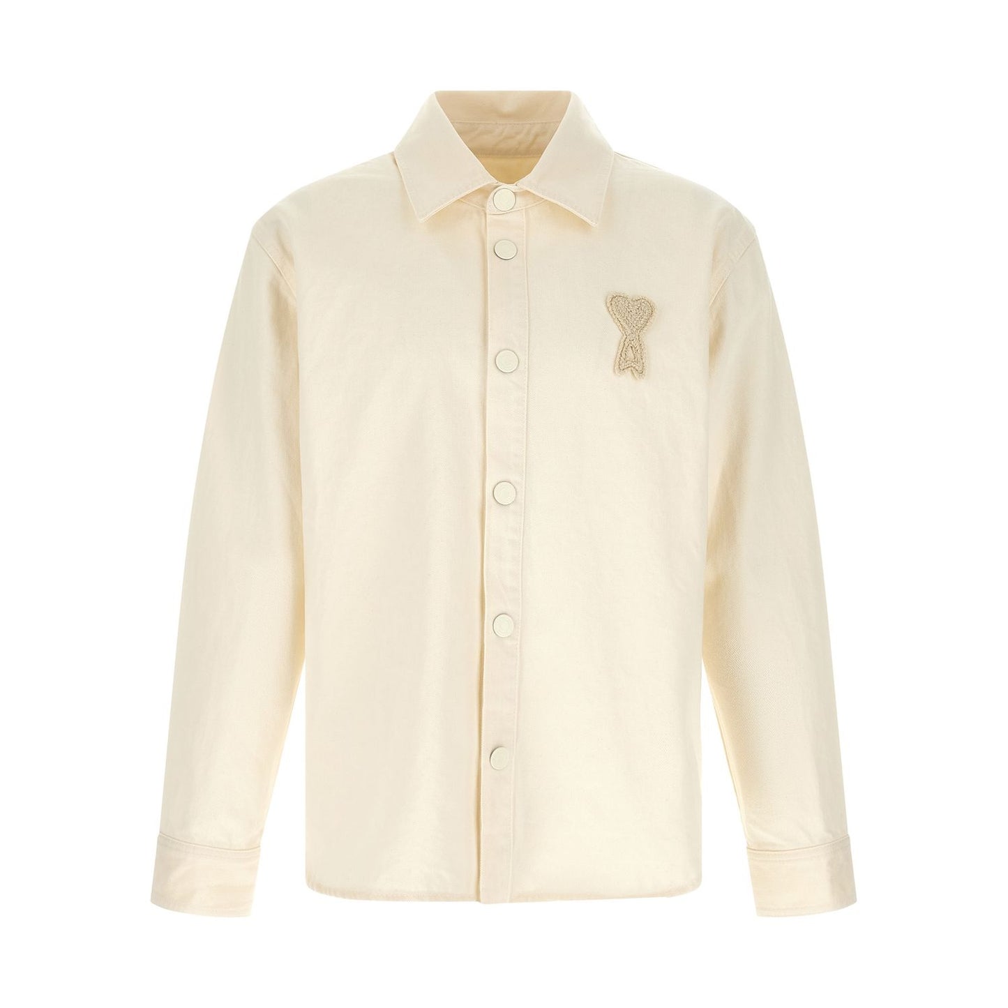 Ami Paris Beige Cotton Blouse
