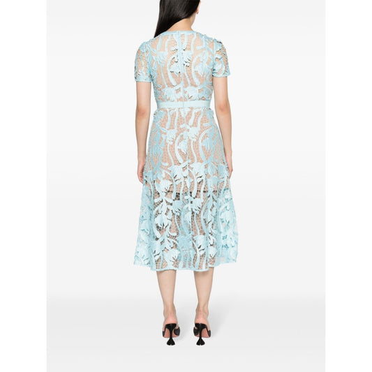 Self-portrait Dresses Clear Blue Dresses