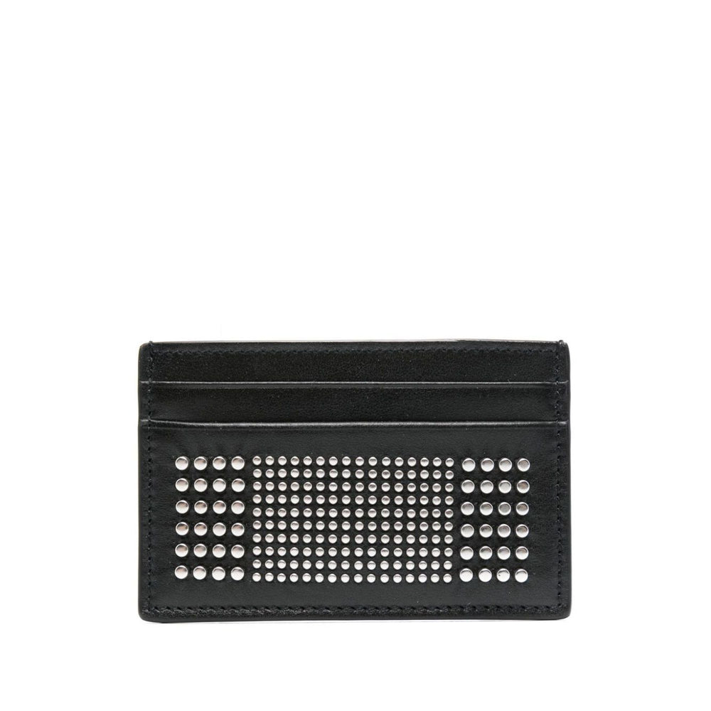 Alexander McQueen Studded leather card case