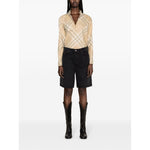 Burberry check motif shirt Shirts