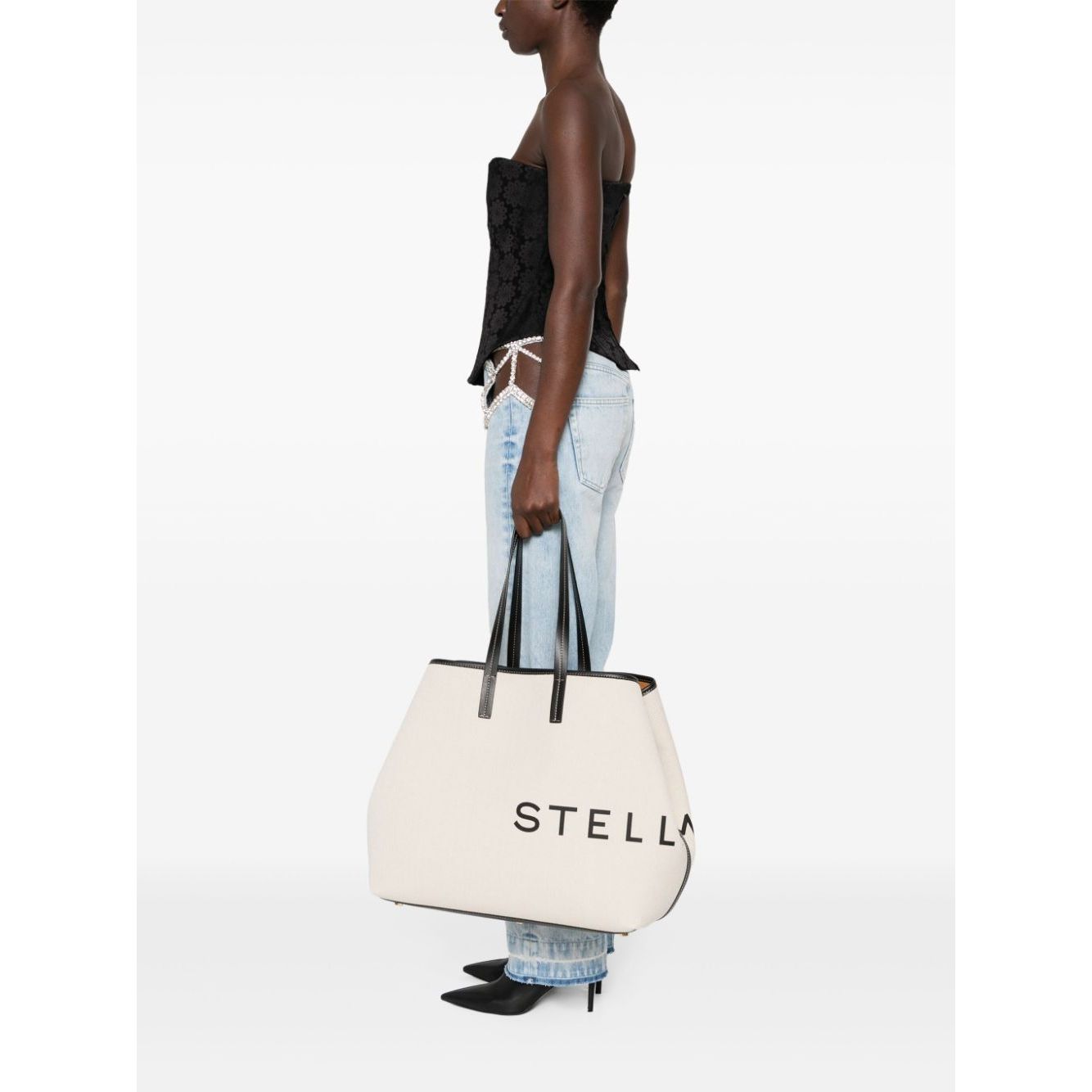 Stella McCartney logo-print detachable-purse bag Shopper