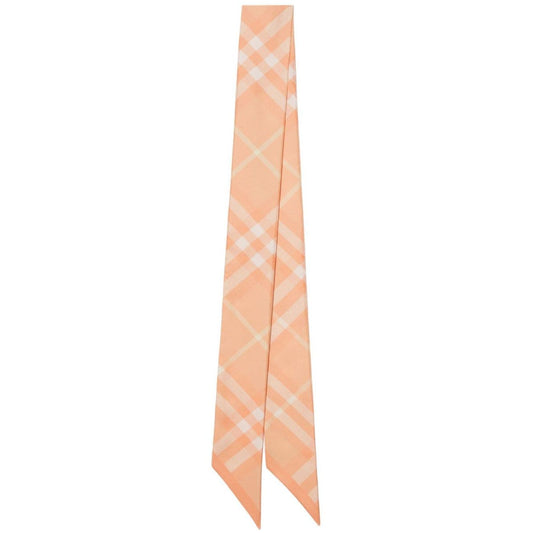 Burberry Skinny Check Silk Scarf