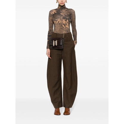 Boyy Buckle travel case croco embossed leather clutch bag