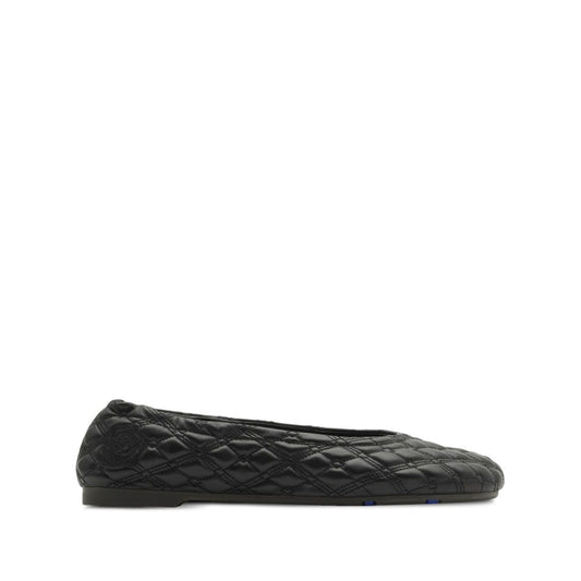 Burberry leather sadler ballerinas