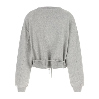 Dries Van Noten Gray Cotton Sweatshirt