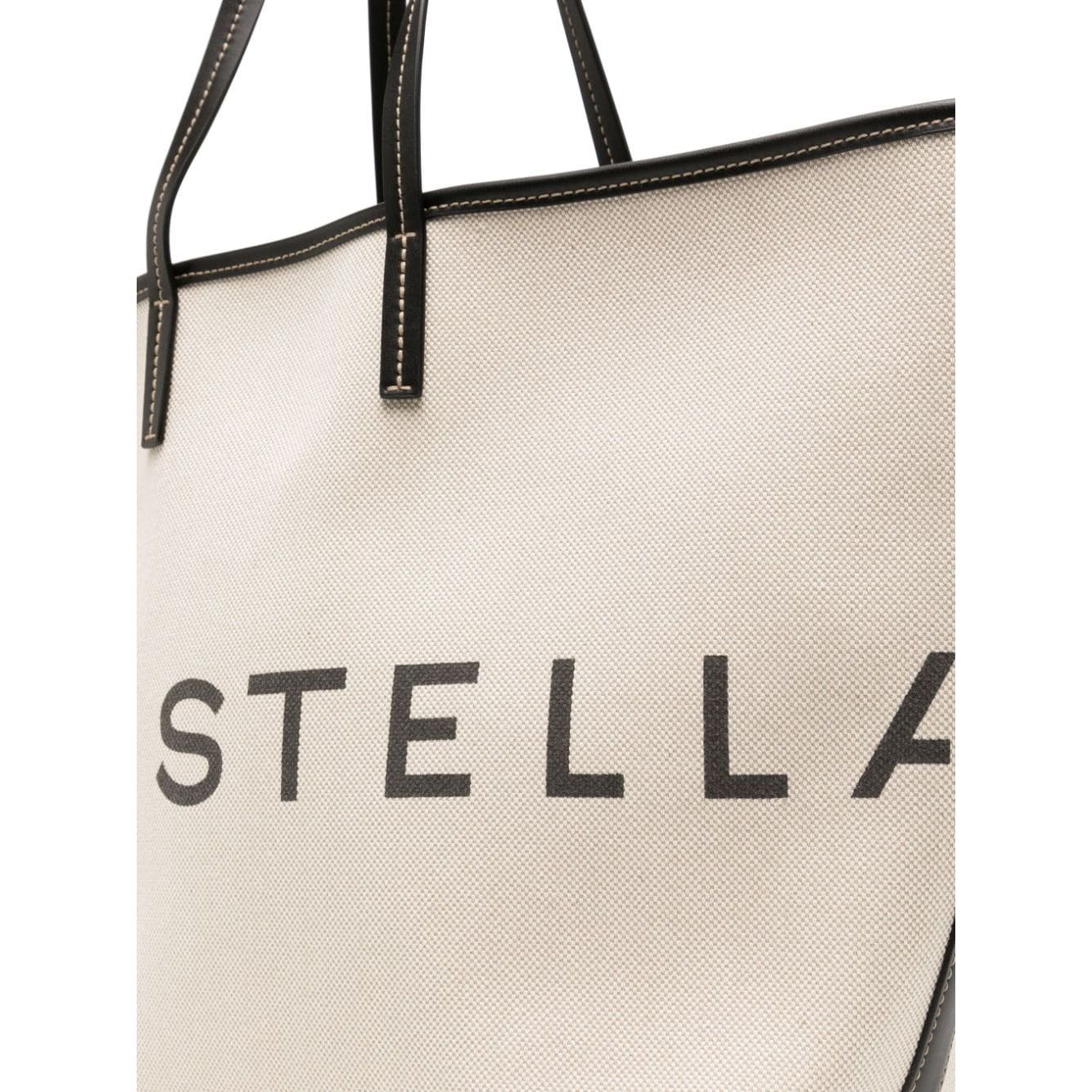 Stella McCartney Logo canvas tote bag