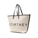 Stella McCartney Logo canvas tote bag