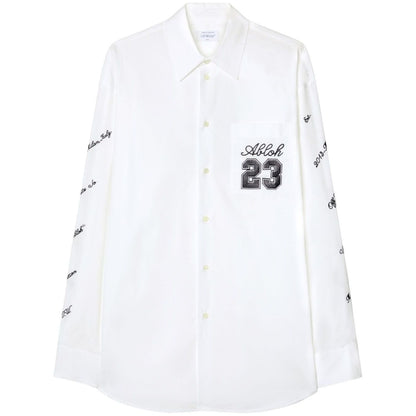 Off White Shirt with embroidery