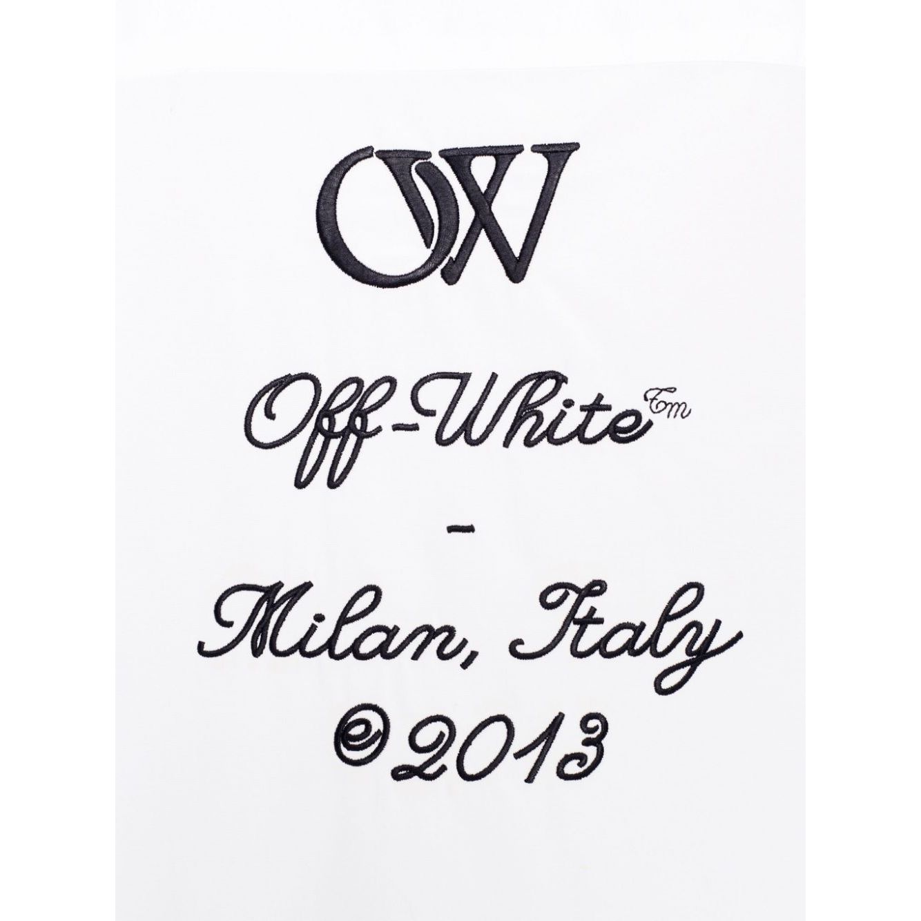 Off White Shirt with embroidery