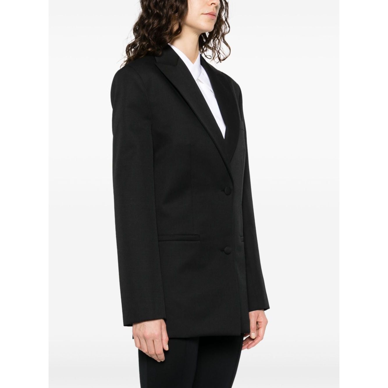 Off White single-breasted virgin-wool blazer