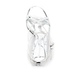 Alexander McQueen Twisted Armadillo 95mm patent sandals