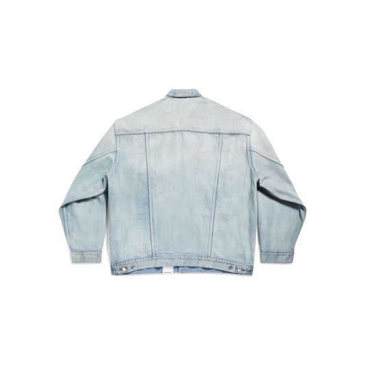 Balenciaga Denim jacket with flap pockets and drop shoulder Jackets