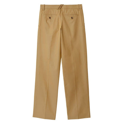Burberry Straight-leg cotton trousers