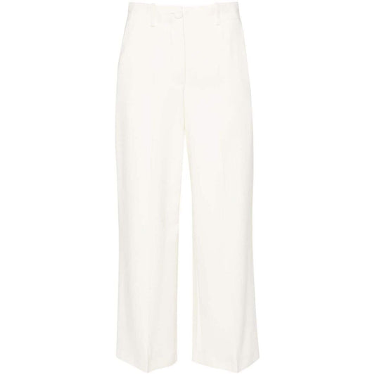 Erika Cavallini Semi-Couture Trousers White Trousers