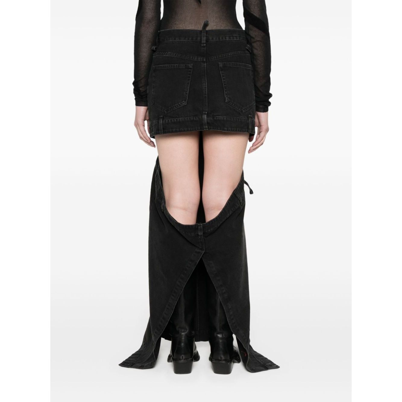 The Attico Skirts Black Skirts