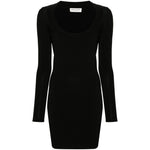 Saint Laurent Décolleté Mini Dress