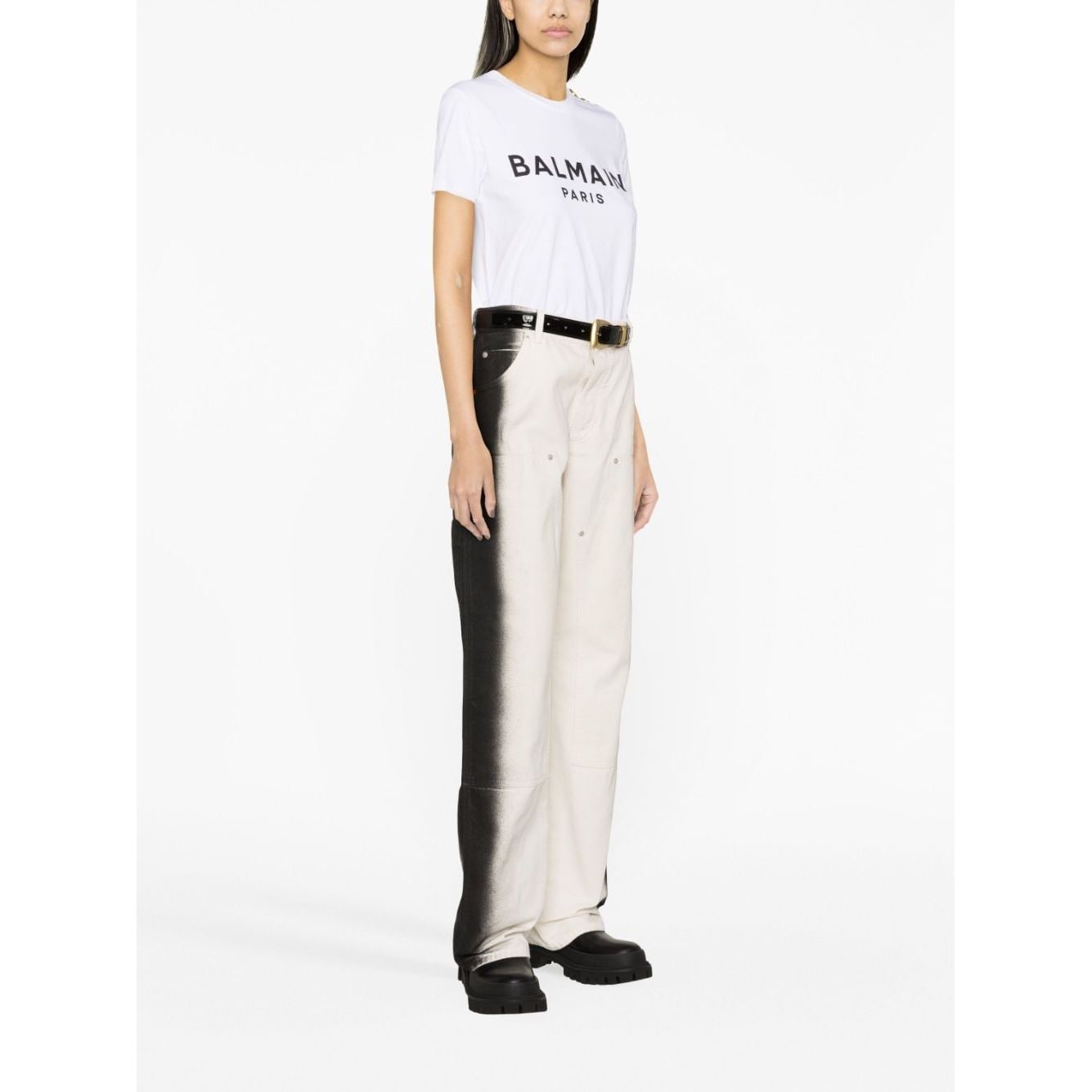 Balmain T-shirt with Balmain Paris print