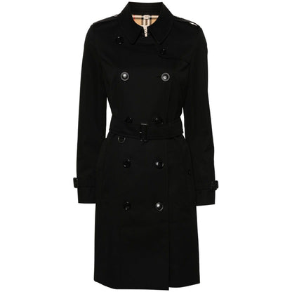 Burberry gabardine-weave trench coat