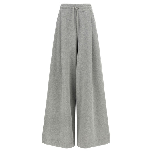 Dries Van Noten Gray Cotton Casual Pants