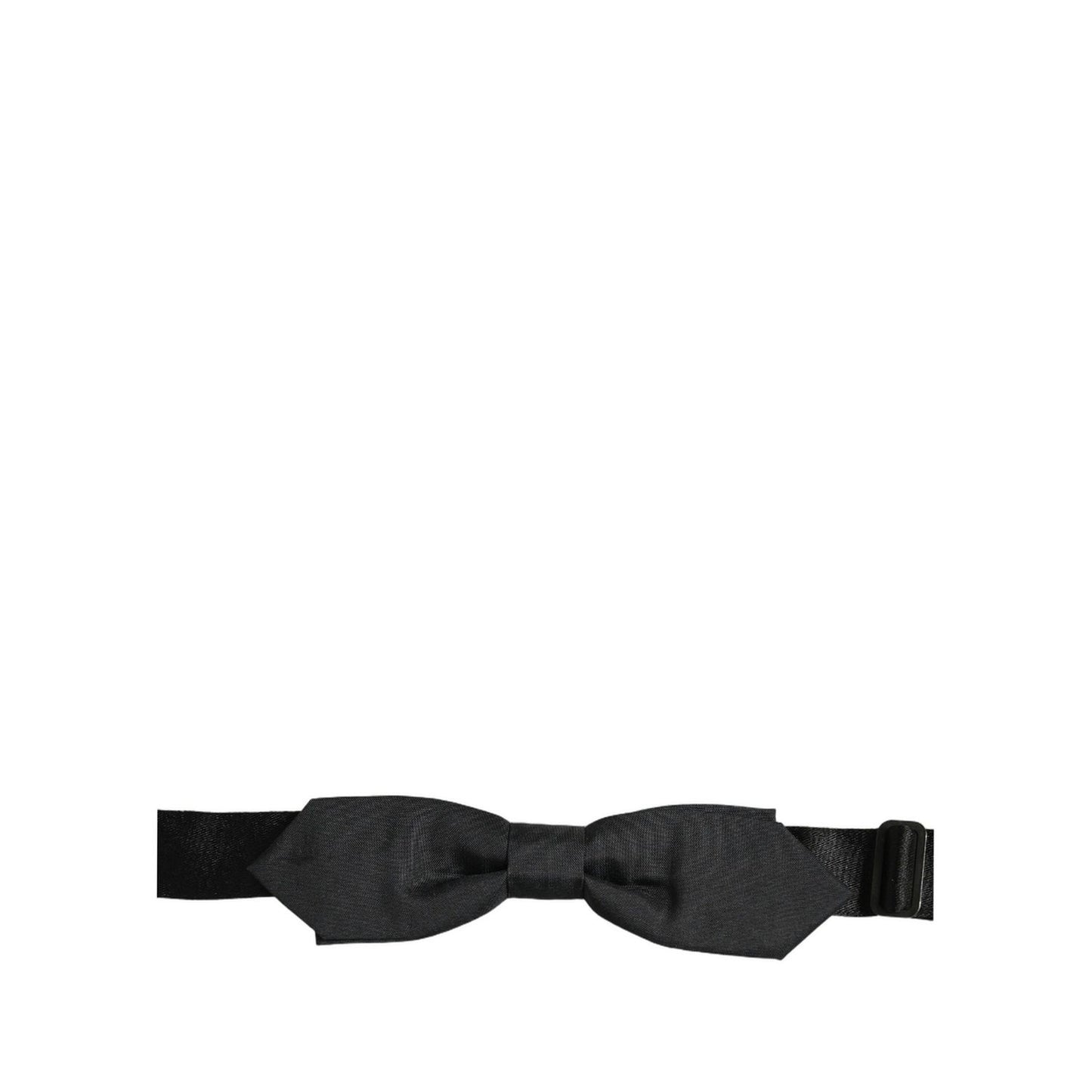 Dolce & Gabbana Men Black Polyester Adjustable Neck Papillon Bow Tie