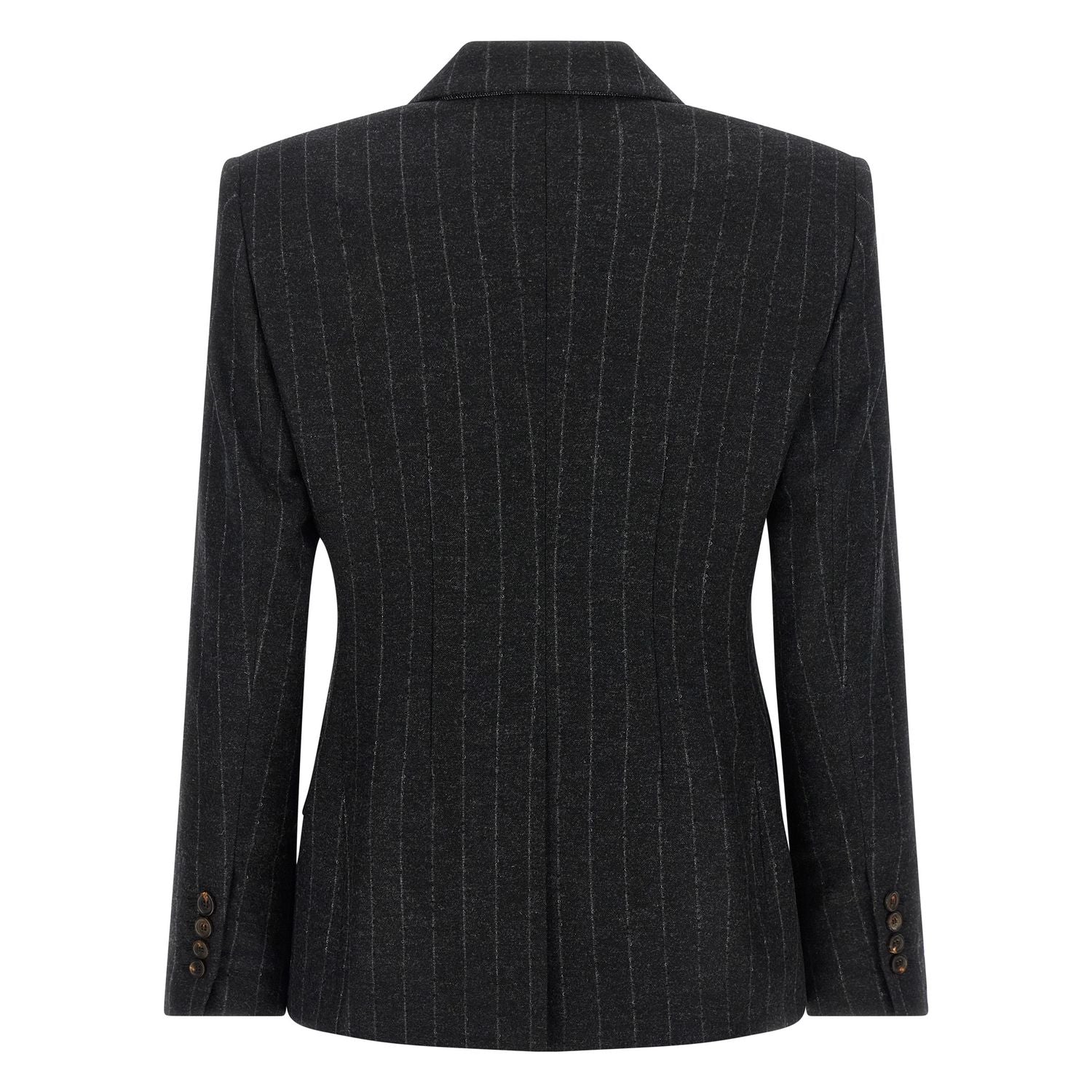 Brunello Cucinelli Gray Virgin Wool Blazer