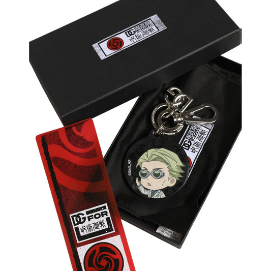 Dolce & Gabbana Black Kaisen Kento Nanami Charm Metal Keychain Keyring