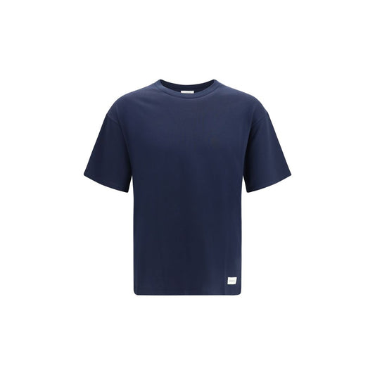 Saint Laurent Blue Cotton T-Shirt