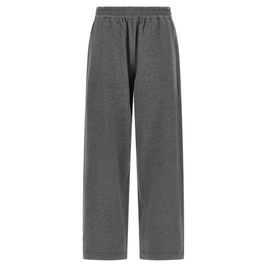 Brunello Cucinelli Gray Cotton Joggers (Workout Pants)